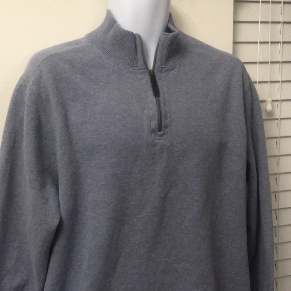 Jos A Bank blue/gray pullover sweater - Picture 4 of 7